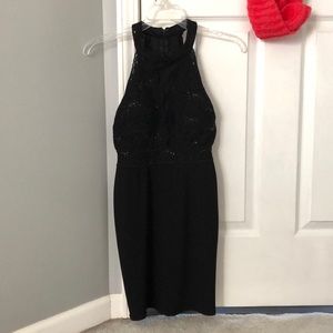 Morgan and Co black homecoming dress